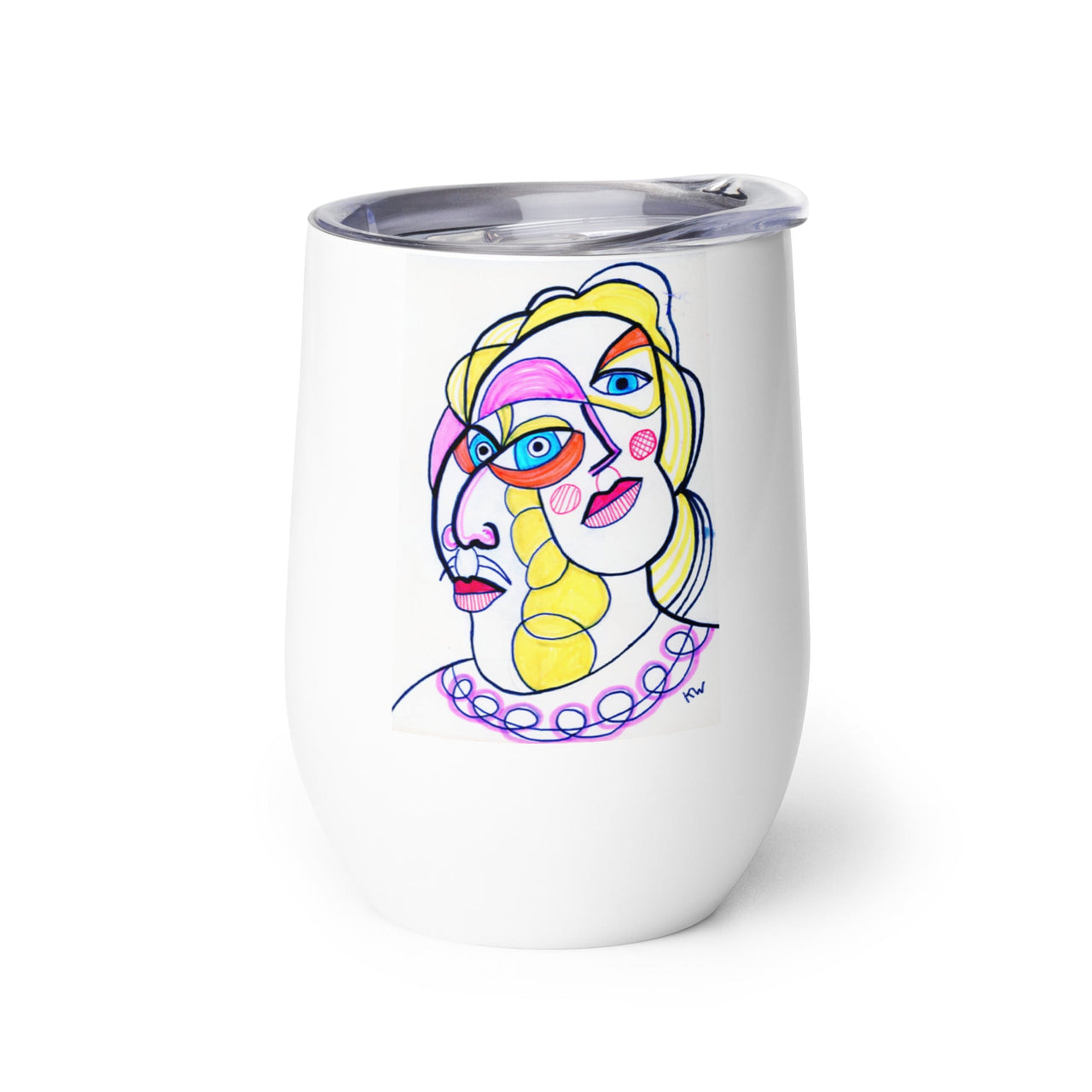 KW Gallery Art & Wine Tumbler 33 - Winter Sunshine Marketplace