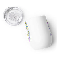 KW Gallery Art & Wine Tumbler 33 - Winter Sunshine Marketplace