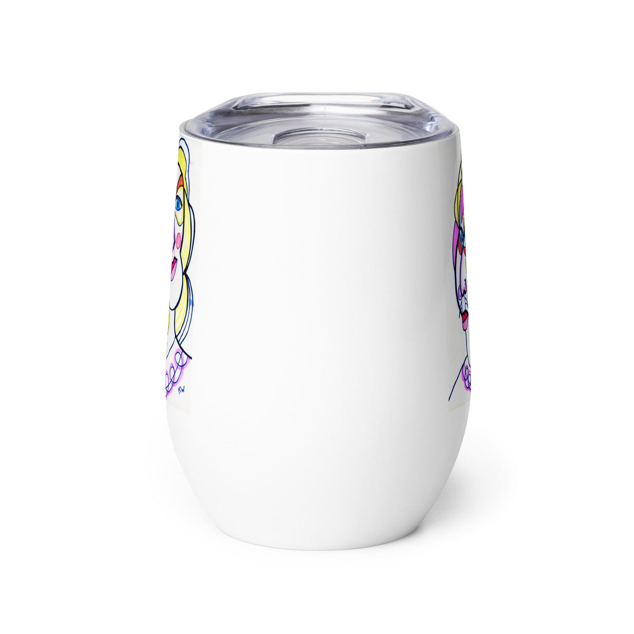 KW Gallery Art & Wine Tumbler 33 - Winter Sunshine Marketplace