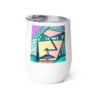 KW Gallery Art & Wine Tumbler 34 - Winter Sunshine Marketplace