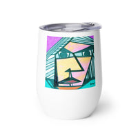 KW Gallery Art & Wine Tumbler 34 - Winter Sunshine Marketplace