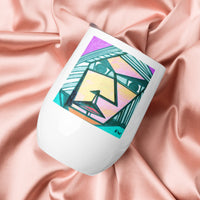 KW Gallery Art & Wine Tumbler 34 - Winter Sunshine Marketplace