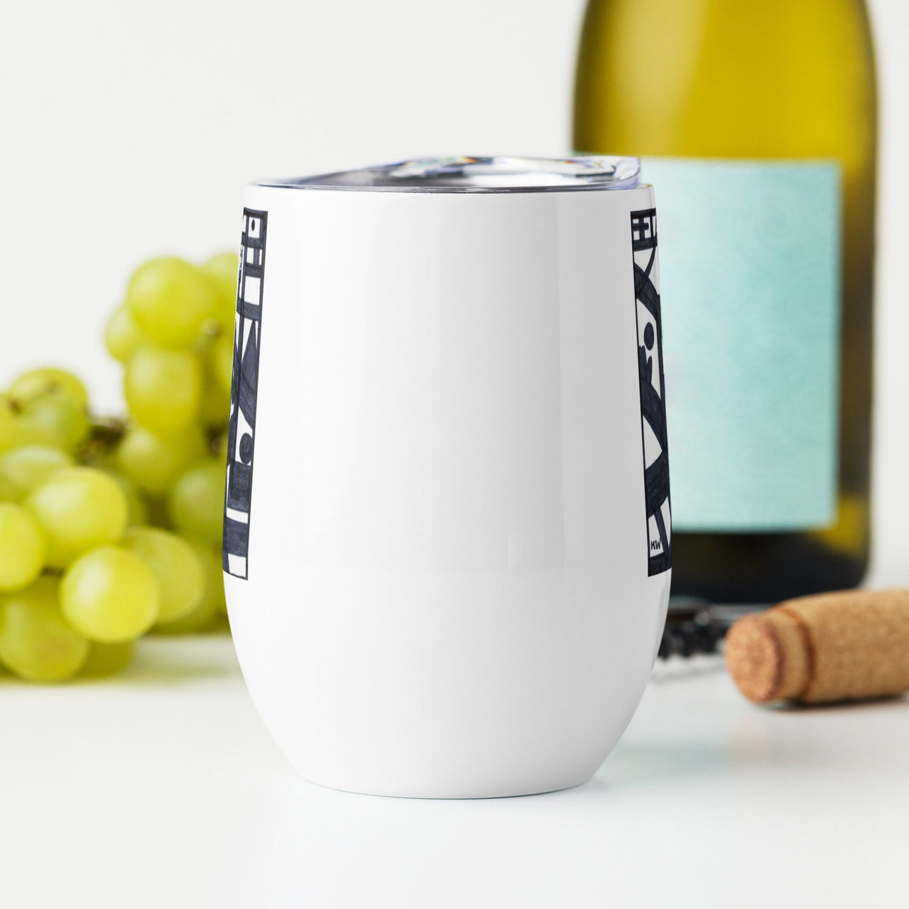 KW Gallery Art & Wine Tumbler 35 - Winter Sunshine Marketplace