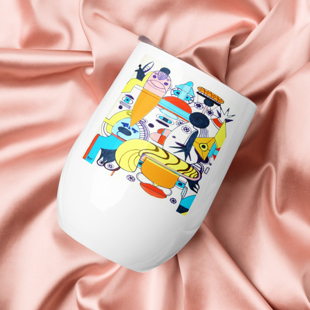 KW Gallery Art & Wine Tumbler 37 - Winter Sunshine Marketplace