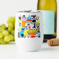 KW Gallery Art & Wine Tumbler 37 - Winter Sunshine Marketplace