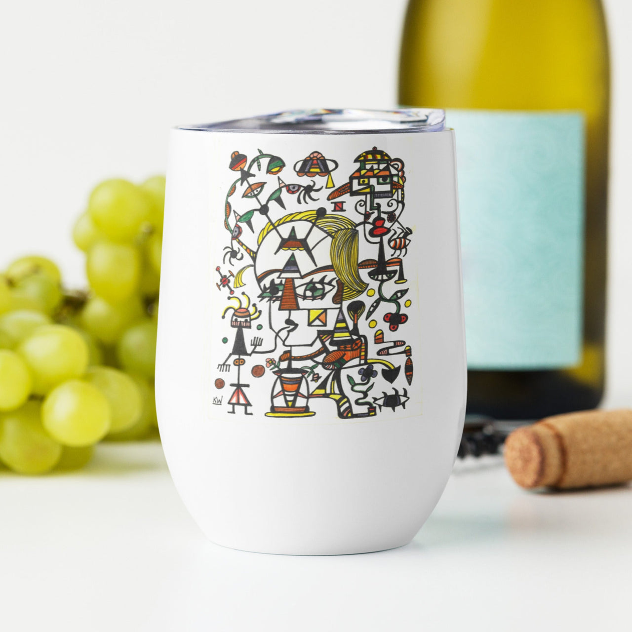KW Gallery Art & Wine Tumbler 4 - Winter Sunshine Marketplace