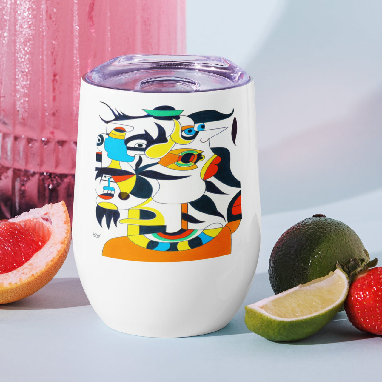 KW Gallery Art & Wine Tumbler 43 - Winter Sunshine Marketplace