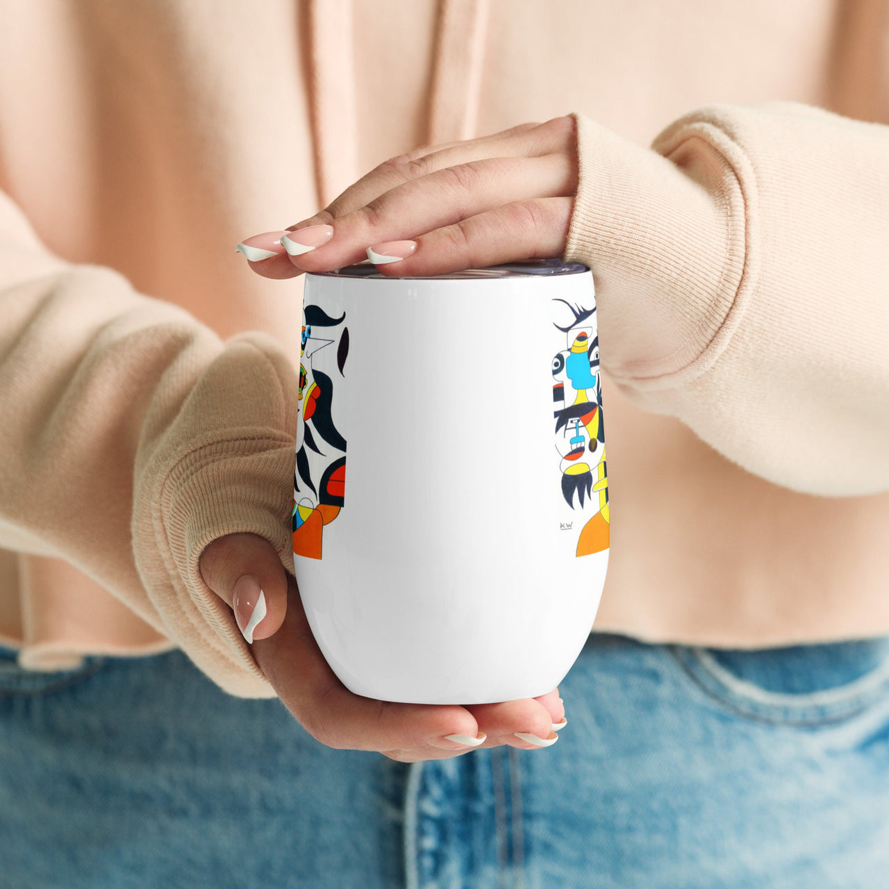 KW Gallery Art & Wine Tumbler 43 - Winter Sunshine Marketplace