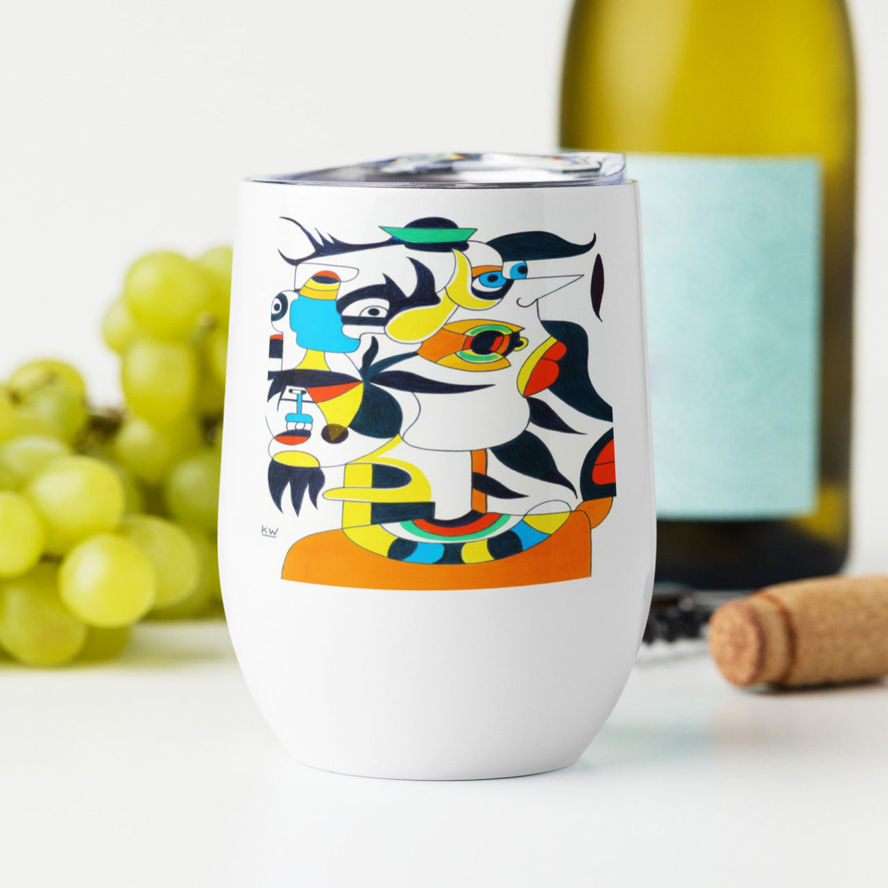 KW Gallery Art & Wine Tumbler 43 - Winter Sunshine Marketplace