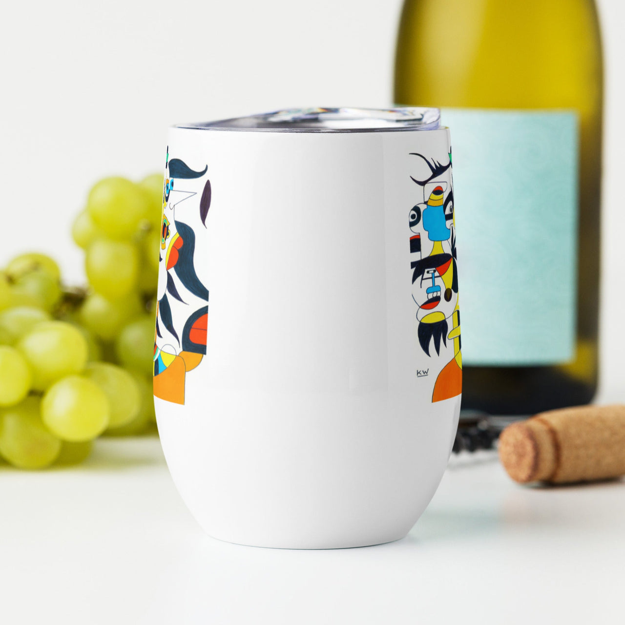 KW Gallery Art & Wine Tumbler 43 - Winter Sunshine Marketplace