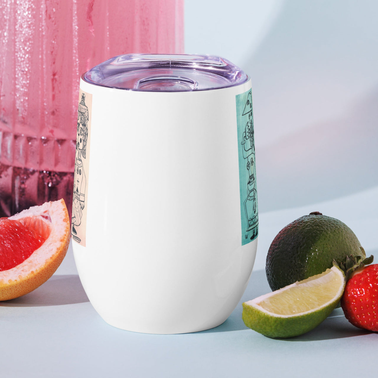 KW Gallery Art & Wine Tumbler 6 - Winter Sunshine Marketplace