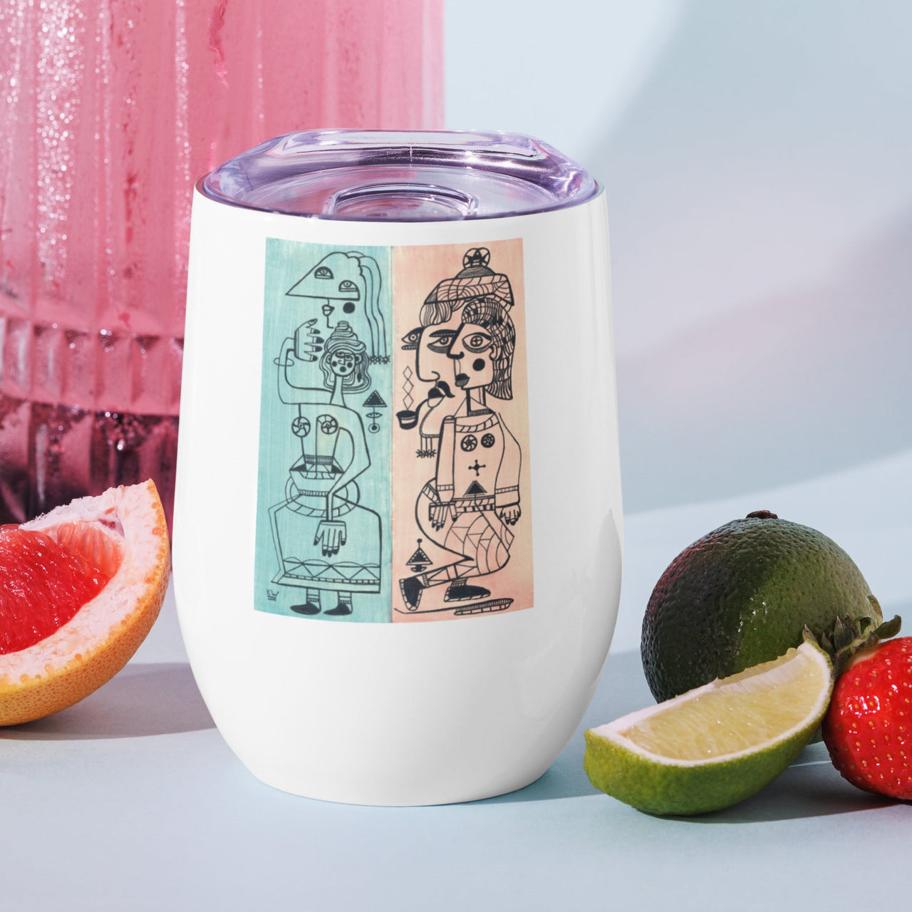 KW Gallery Art & Wine Tumbler 6 - Winter Sunshine Marketplace