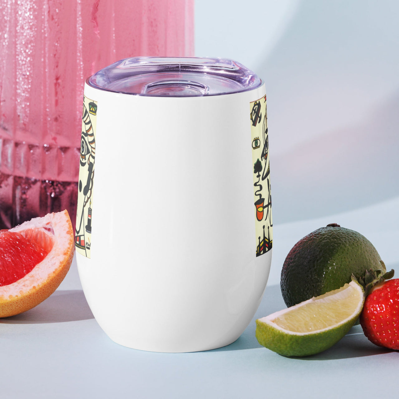 KW Gallery Art & Wine Tumbler 8 - Winter Sunshine Marketplace