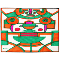 KW Gallery Artful Welcome Doormat 15 - Winter Sunshine Marketplace