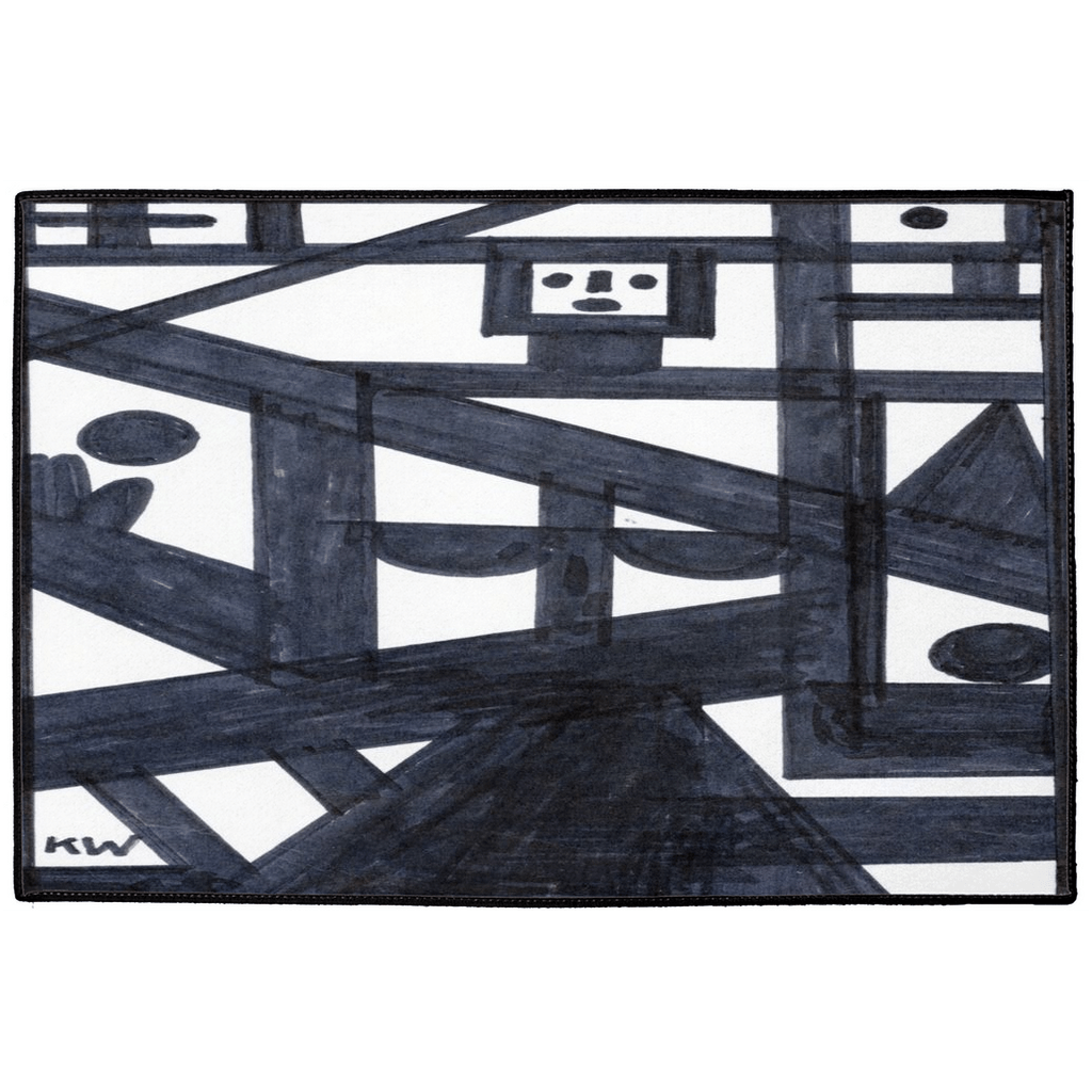 KW Gallery Artful Welcome Doormat 35 - Winter Sunshine Marketplace