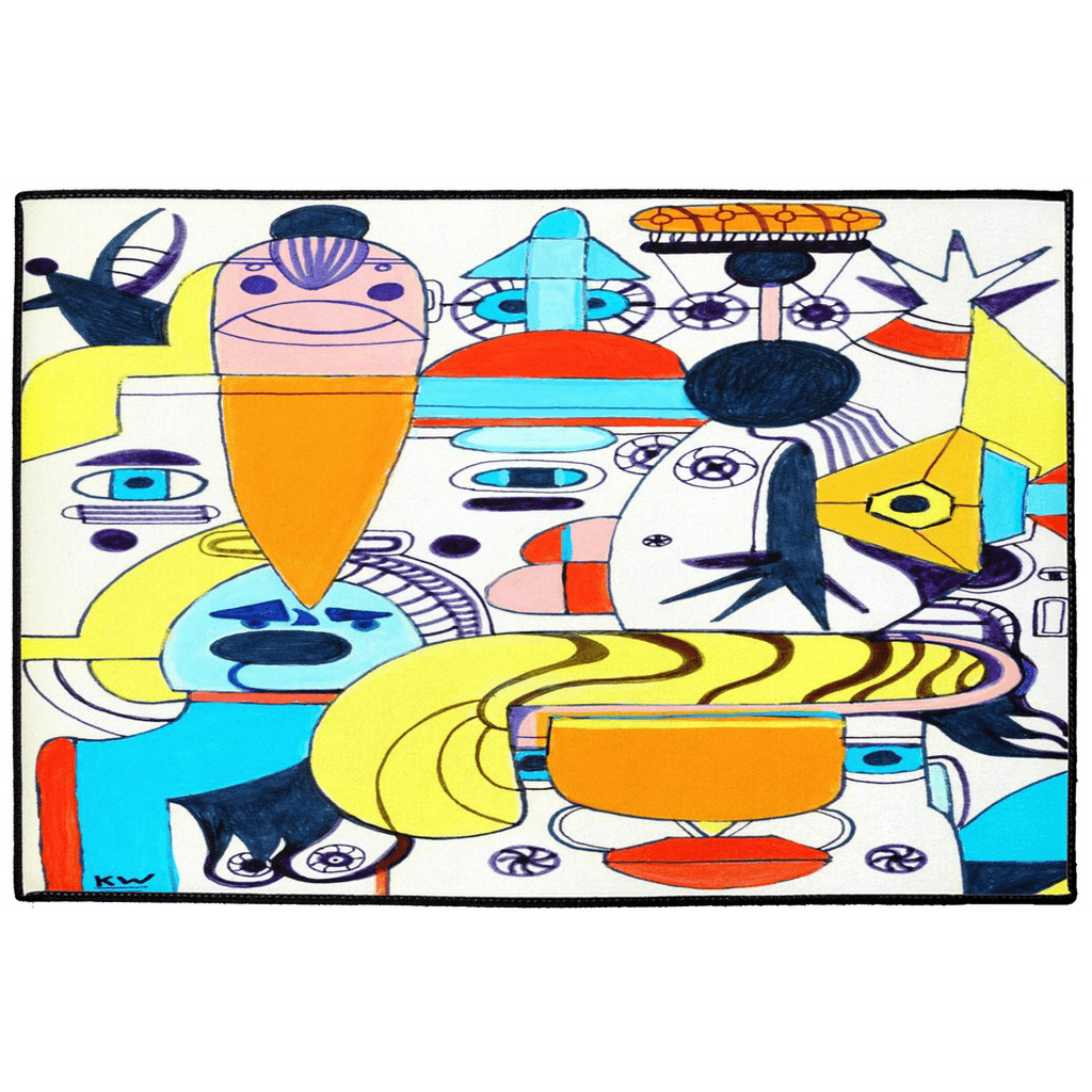 KW Gallery Artful Welcome Doormat 37 - Winter Sunshine Marketplace