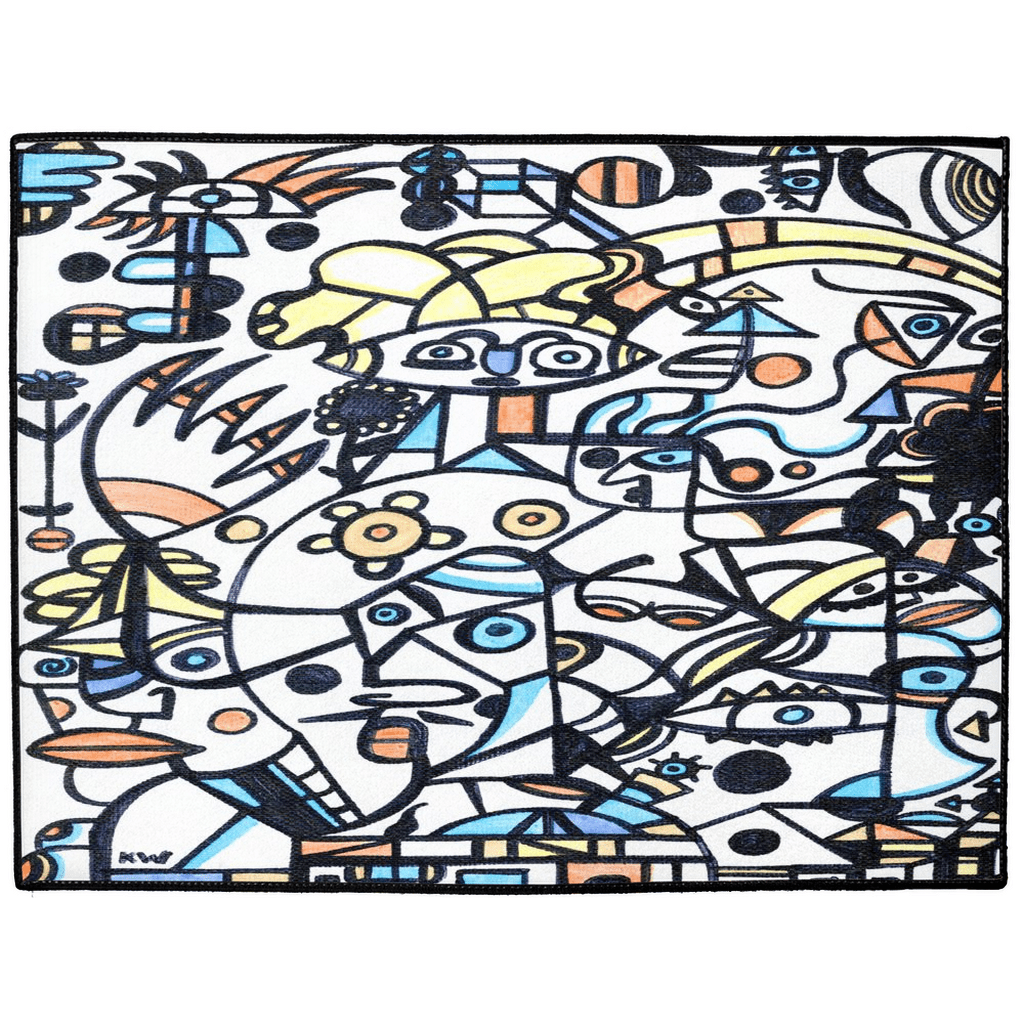KW Gallery Artful Welcome Doormat 40 - Winter Sunshine Marketplace