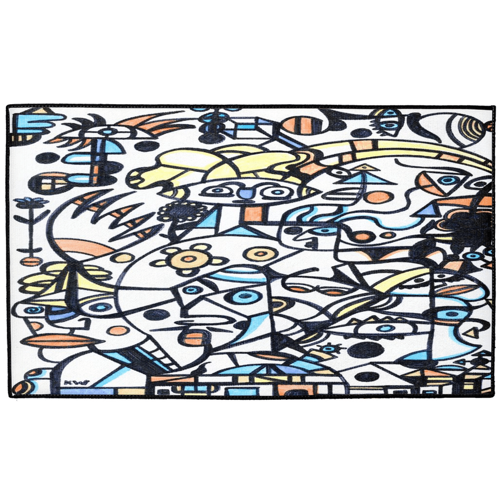 KW Gallery Artful Welcome Doormat 40 - Winter Sunshine Marketplace