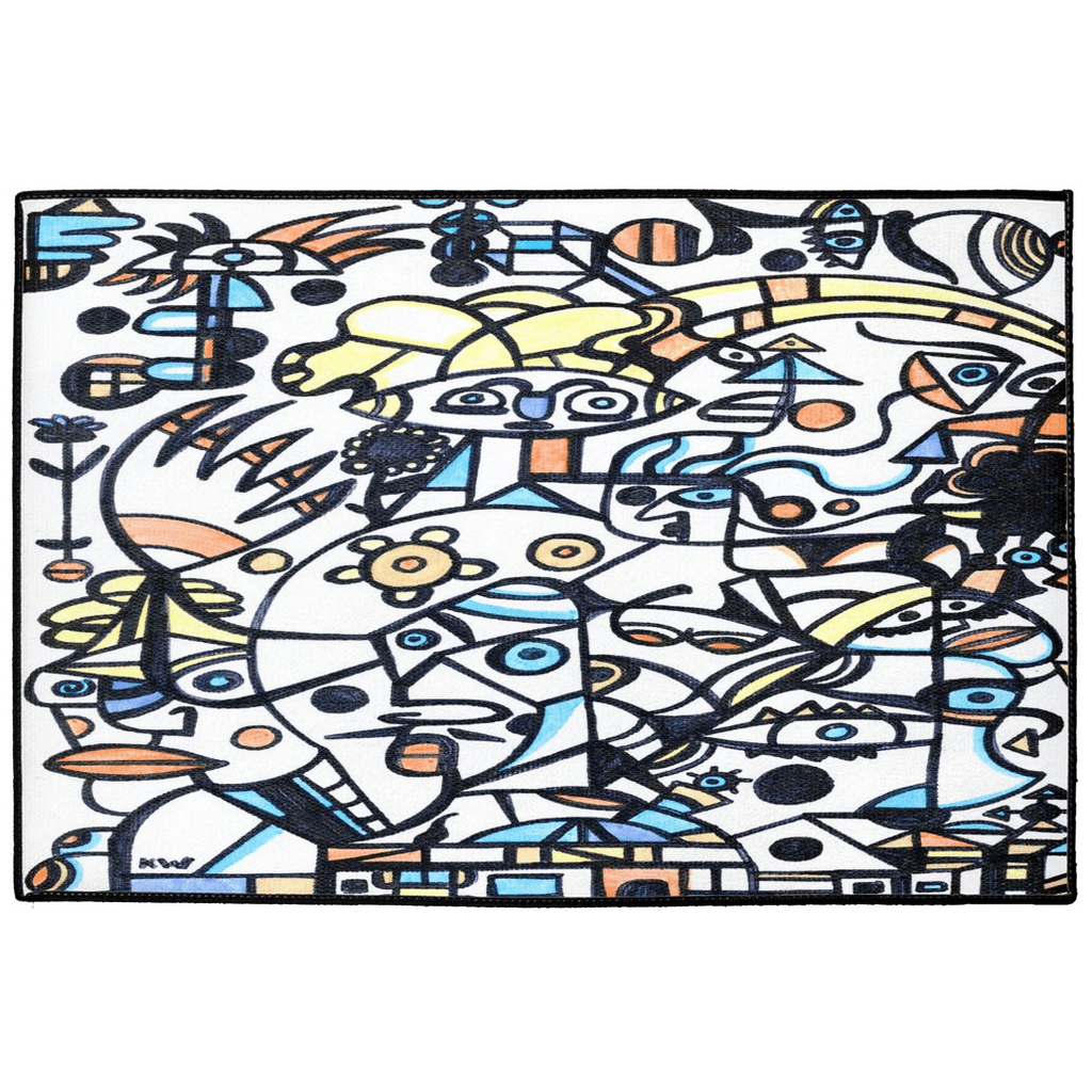 KW Gallery Artful Welcome Doormat 40 - Winter Sunshine Marketplace
