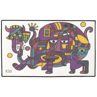 KW Gallery Artful Welcome Doormat 45 - Winter Sunshine Marketplace