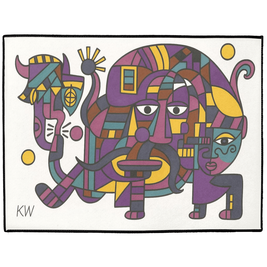 KW Gallery Artful Welcome Doormat 45 - Winter Sunshine Marketplace