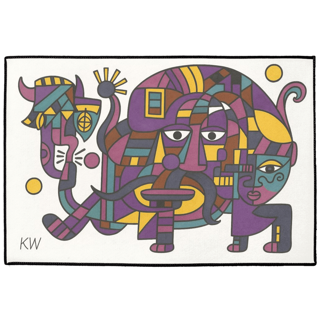 KW Gallery Artful Welcome Doormat 45 - Winter Sunshine Marketplace