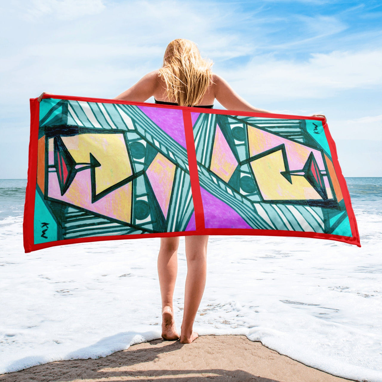 KW Gallery Artist Towel 34🛁 - Winter Sunshine Marketplace