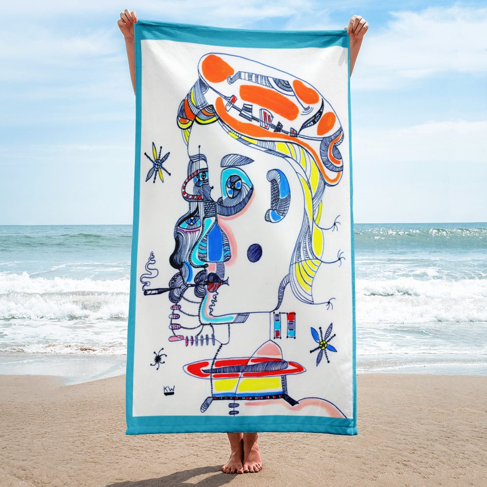 KW Gallery Artist Towel 36🛁 - Winter Sunshine Marketplace