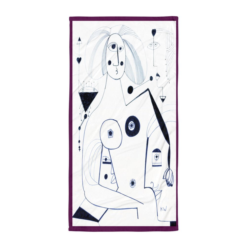 KW Gallery Artist Towel 42🛁 - Winter Sunshine Marketplace