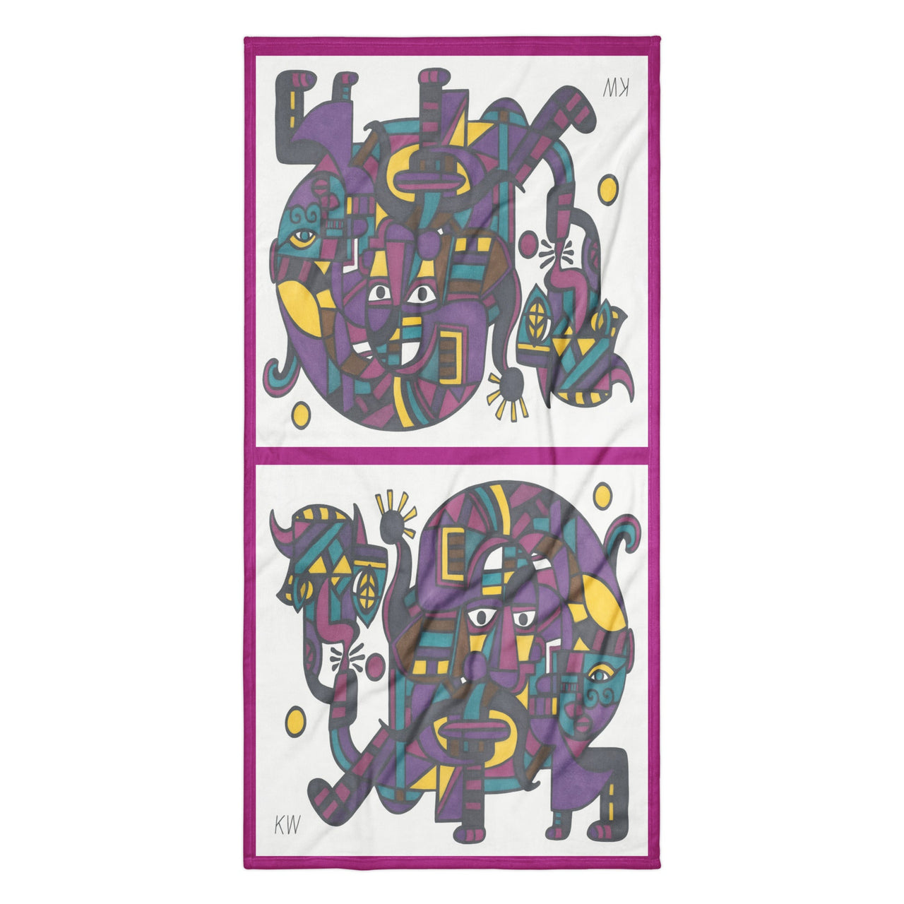 KW Gallery Artist Towel 45🛁 - Winter Sunshine Marketplace