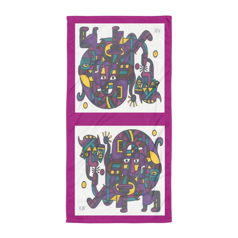 KW Gallery Artist Towel 45🛁 - Winter Sunshine Marketplace