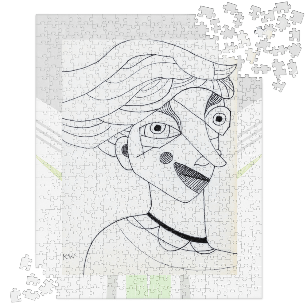 KW Gallery Artistic Puzzle 12 - Winter Sunshine Marketplace