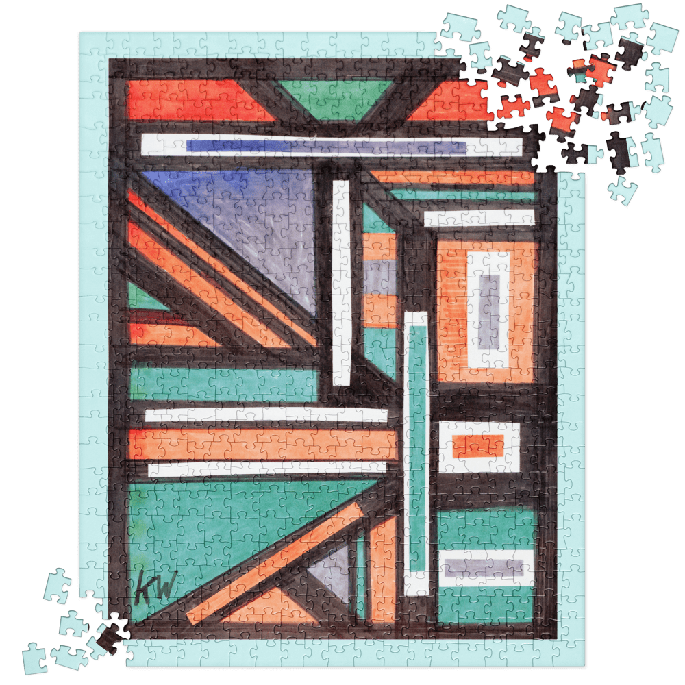 KW Gallery Artistic Puzzle 22 - Winter Sunshine Marketplace