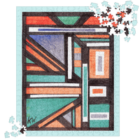 KW Gallery Artistic Puzzle 22 - Winter Sunshine Marketplace