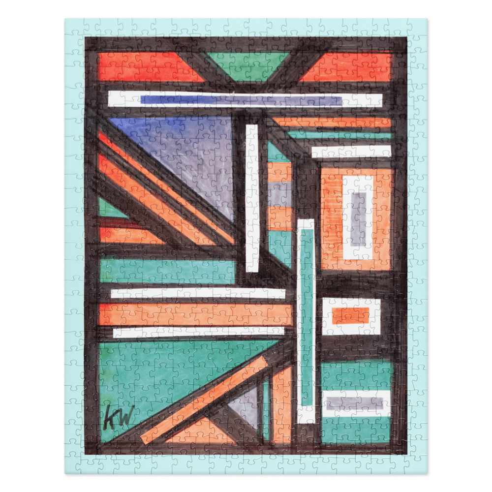 KW Gallery Artistic Puzzle 22 - Winter Sunshine Marketplace