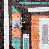 KW Gallery Artistic Puzzle 22 - Winter Sunshine Marketplace