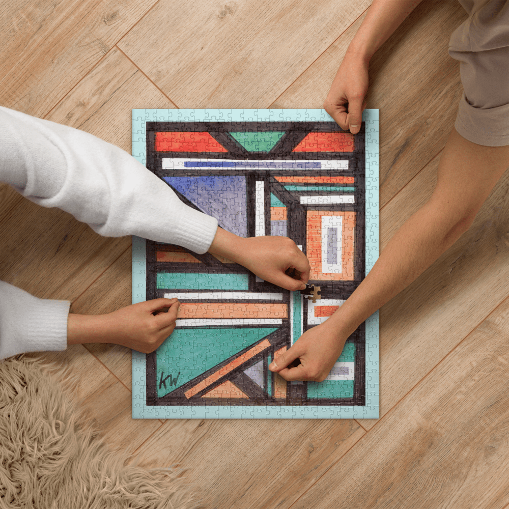 KW Gallery Artistic Puzzle 22 - Winter Sunshine Marketplace