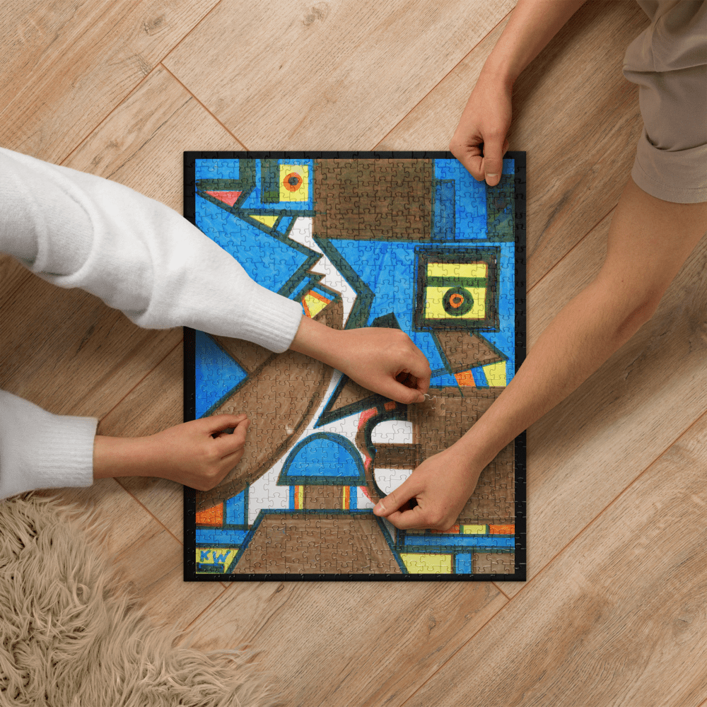 KW Gallery Artistic Puzzle 23 - Winter Sunshine Marketplace
