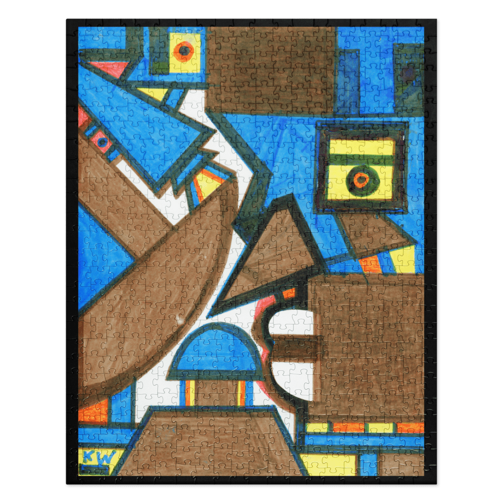 KW Gallery Artistic Puzzle 23 - Winter Sunshine Marketplace