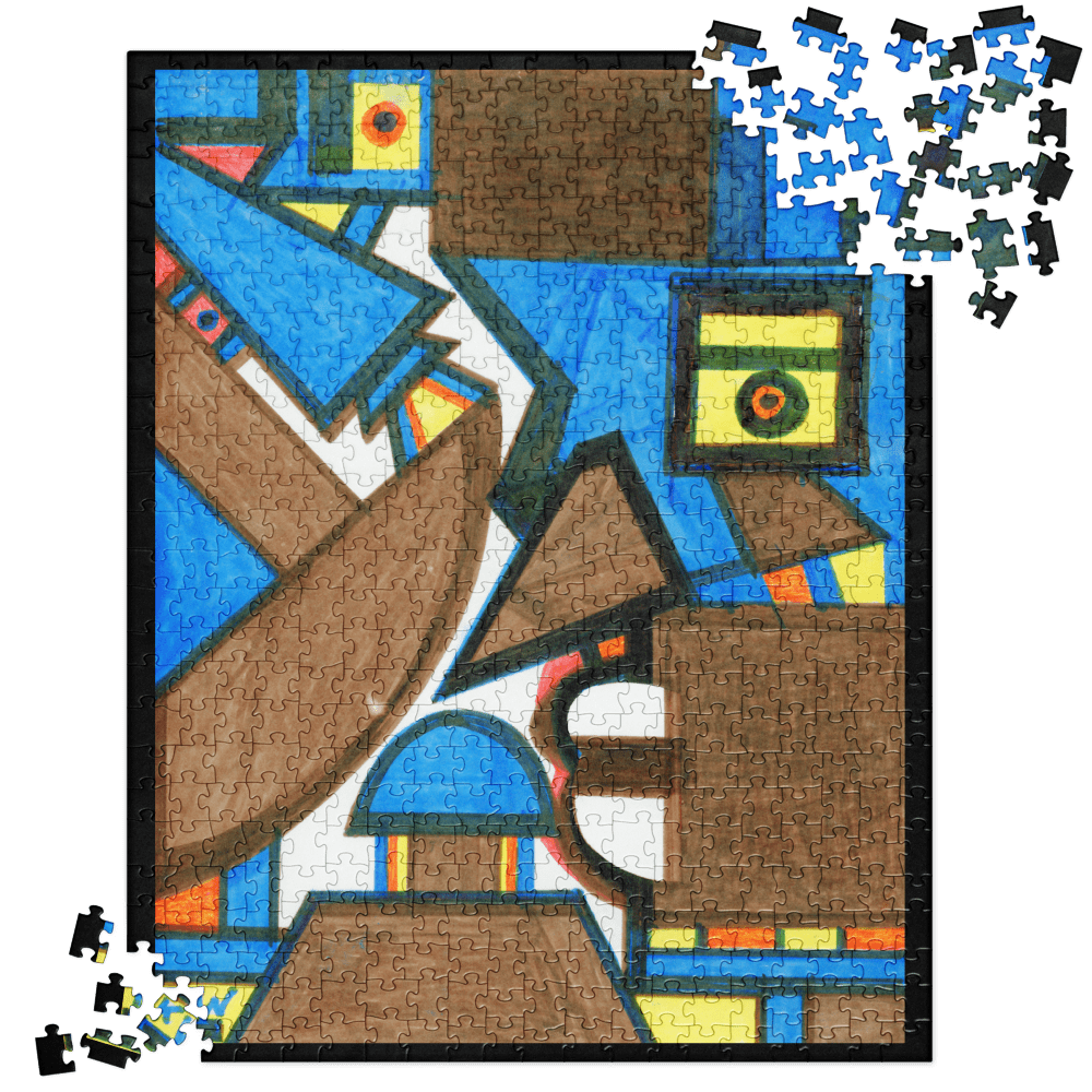 KW Gallery Artistic Puzzle 23 - Winter Sunshine Marketplace