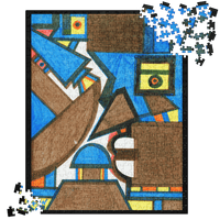 KW Gallery Artistic Puzzle 23 - Winter Sunshine Marketplace