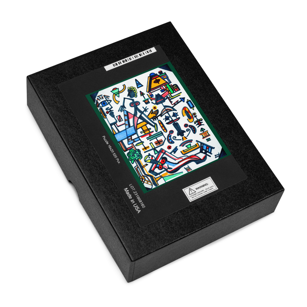 KW Gallery Artistic Puzzle 26 - Winter Sunshine Marketplace