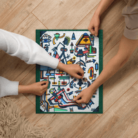 KW Gallery Artistic Puzzle 26 - Winter Sunshine Marketplace