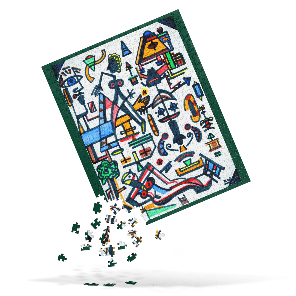 KW Gallery Artistic Puzzle 26 - Winter Sunshine Marketplace