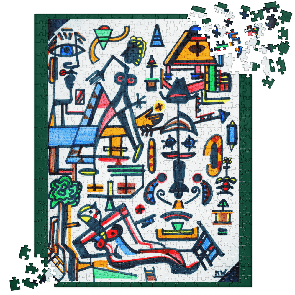 KW Gallery Artistic Puzzle 26 - Winter Sunshine Marketplace