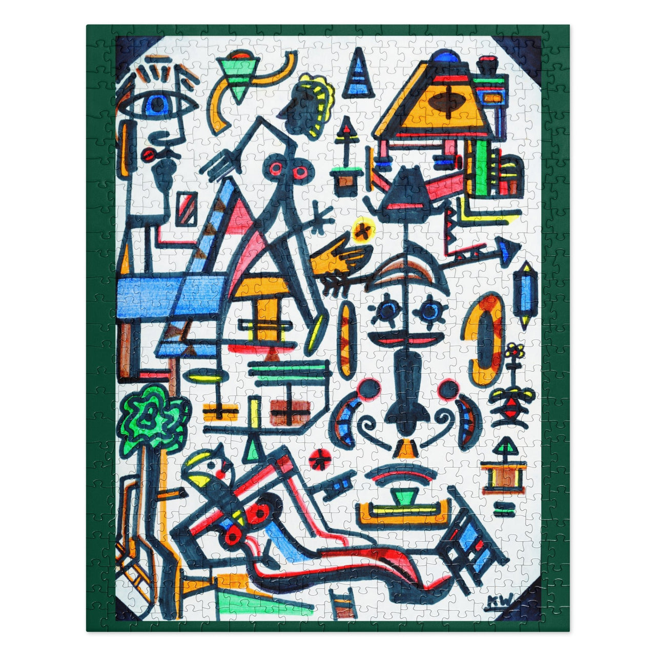 KW Gallery Artistic Puzzle 26 - Winter Sunshine Marketplace