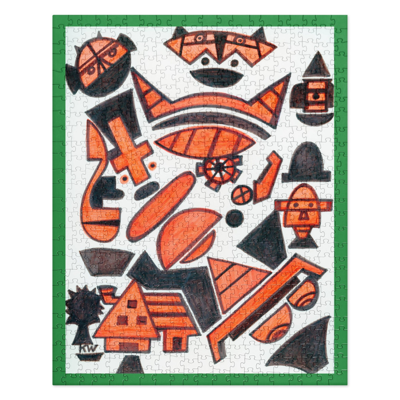 KW Gallery Artistic Puzzle 28 - Winter Sunshine Marketplace