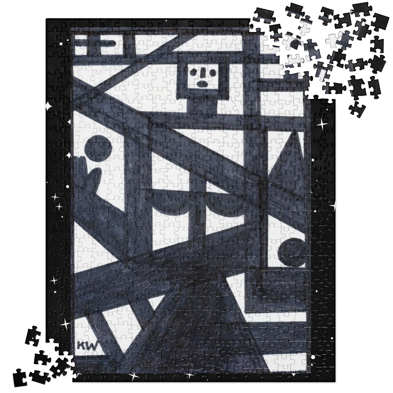 KW Gallery Artistic Puzzle 35 - Winter Sunshine Marketplace