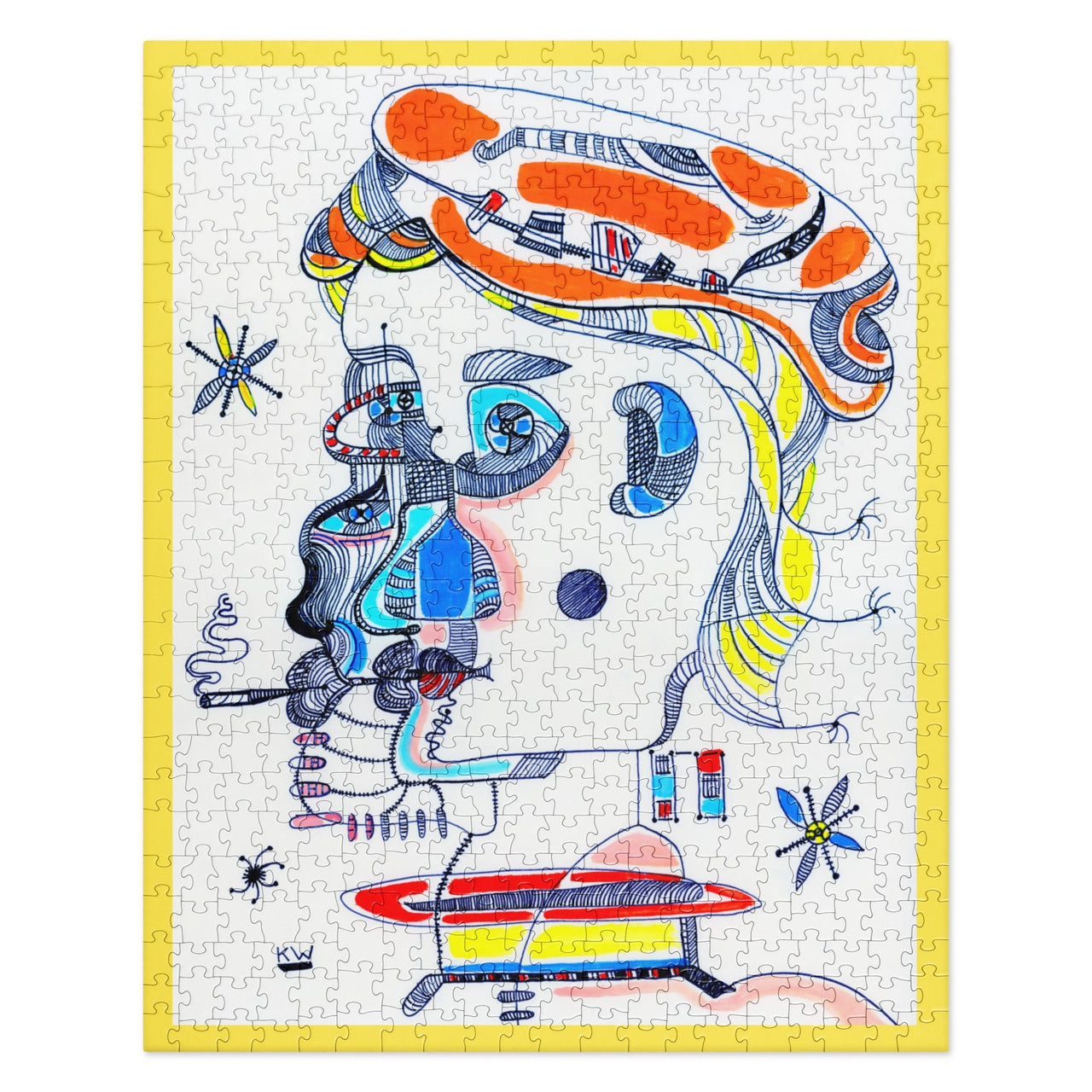 KW Gallery Artistic Puzzle 36 - Winter Sunshine Marketplace