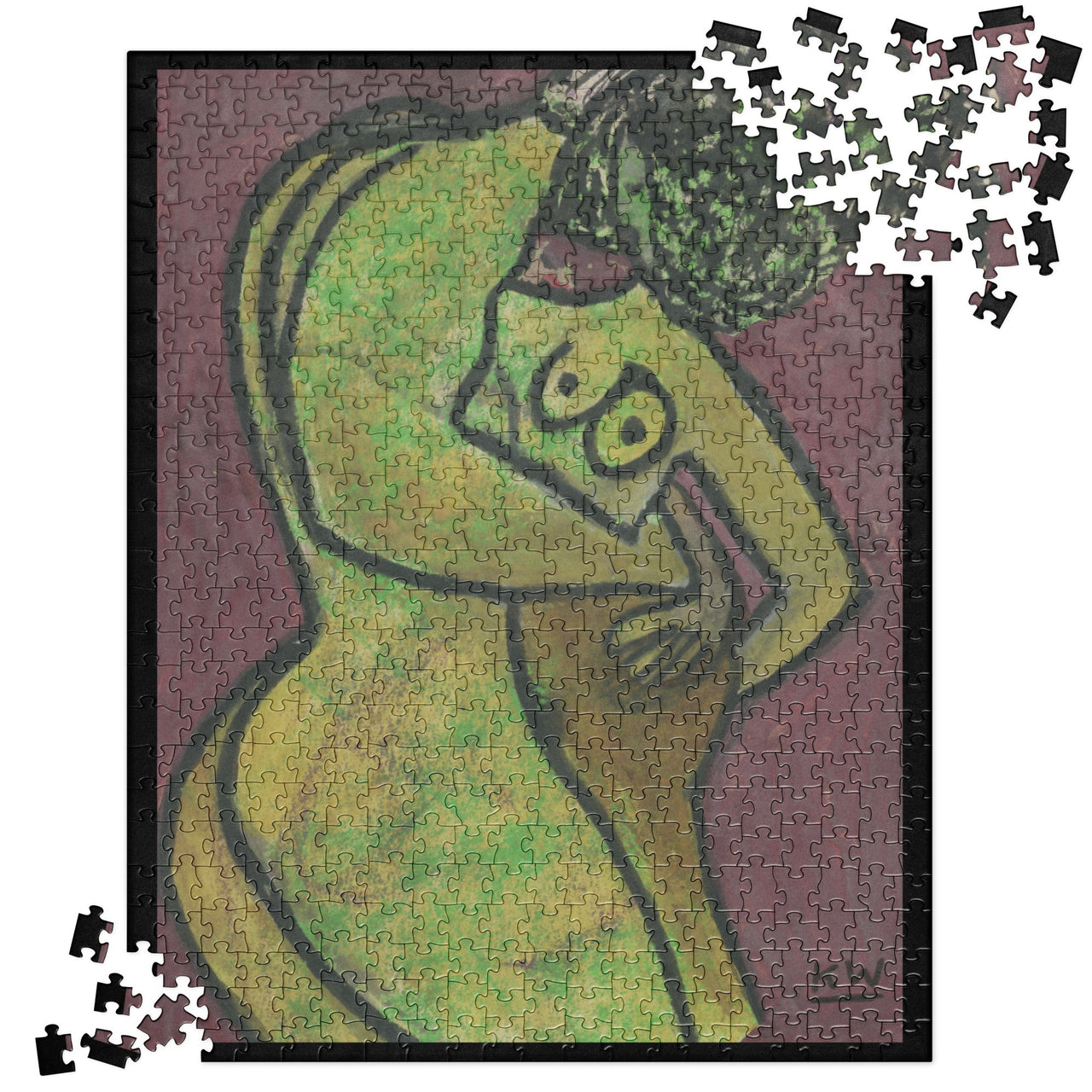 KW Gallery Artistic Puzzle 38 - Winter Sunshine Marketplace